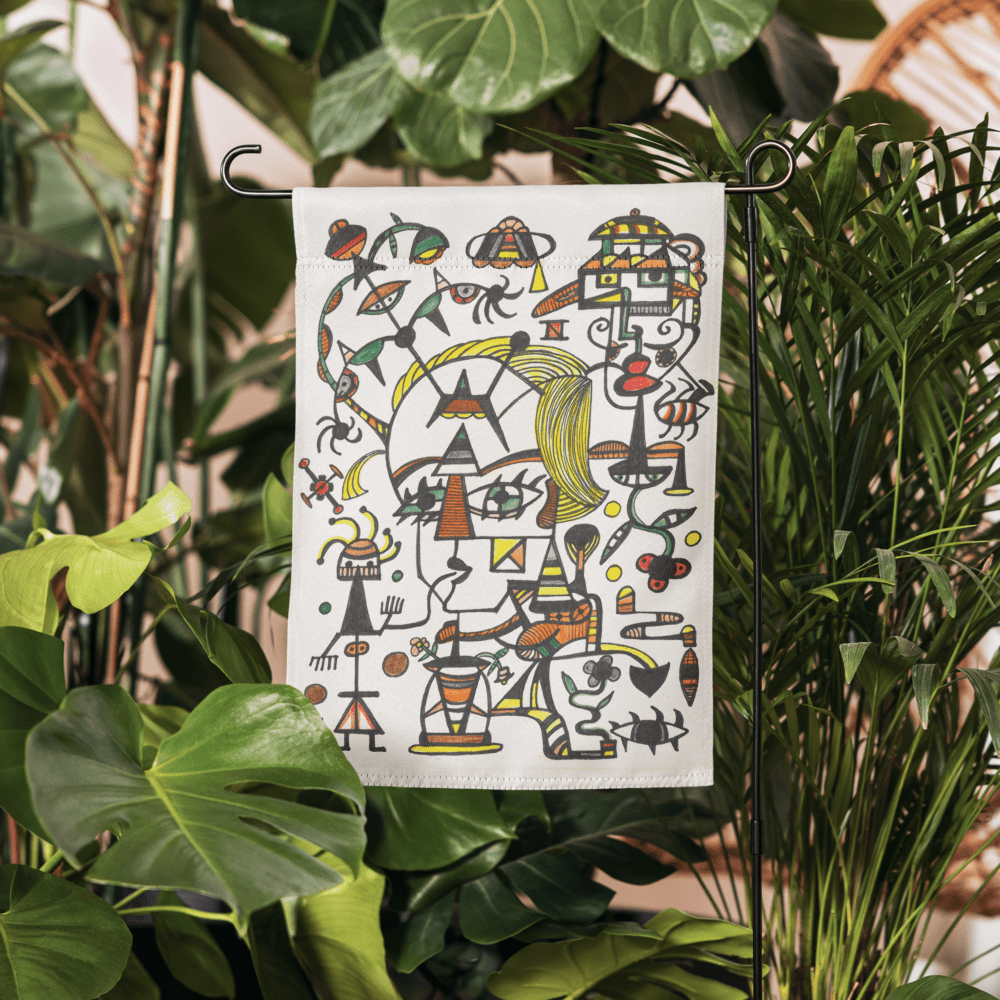 KW Gallery Heritage Bloom Garden Flag 4 🌼🎨 - Winter Sunshine Marketplace