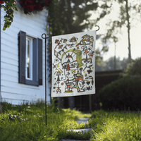 KW Gallery Heritage Bloom Garden Flag 4 🌼🎨 - Winter Sunshine Marketplace
