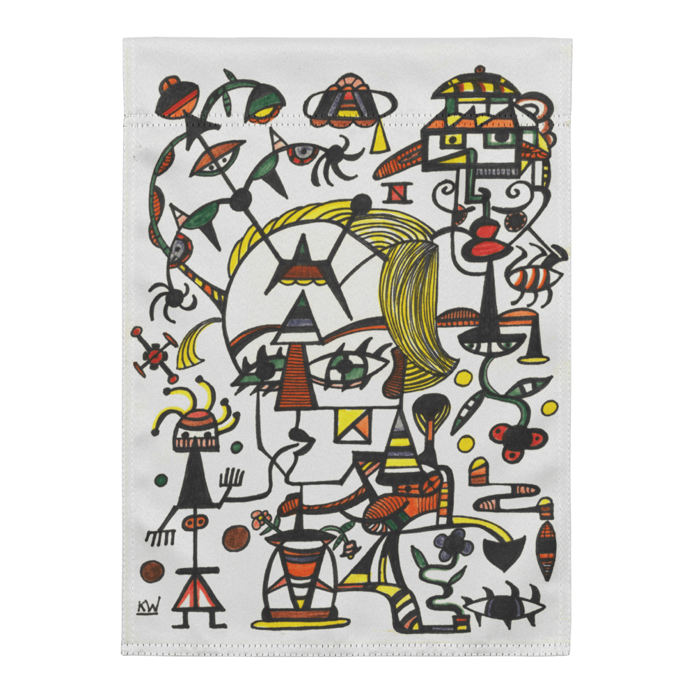 KW Gallery Heritage Bloom Garden Flag 4 🌼🎨 - Winter Sunshine Marketplace