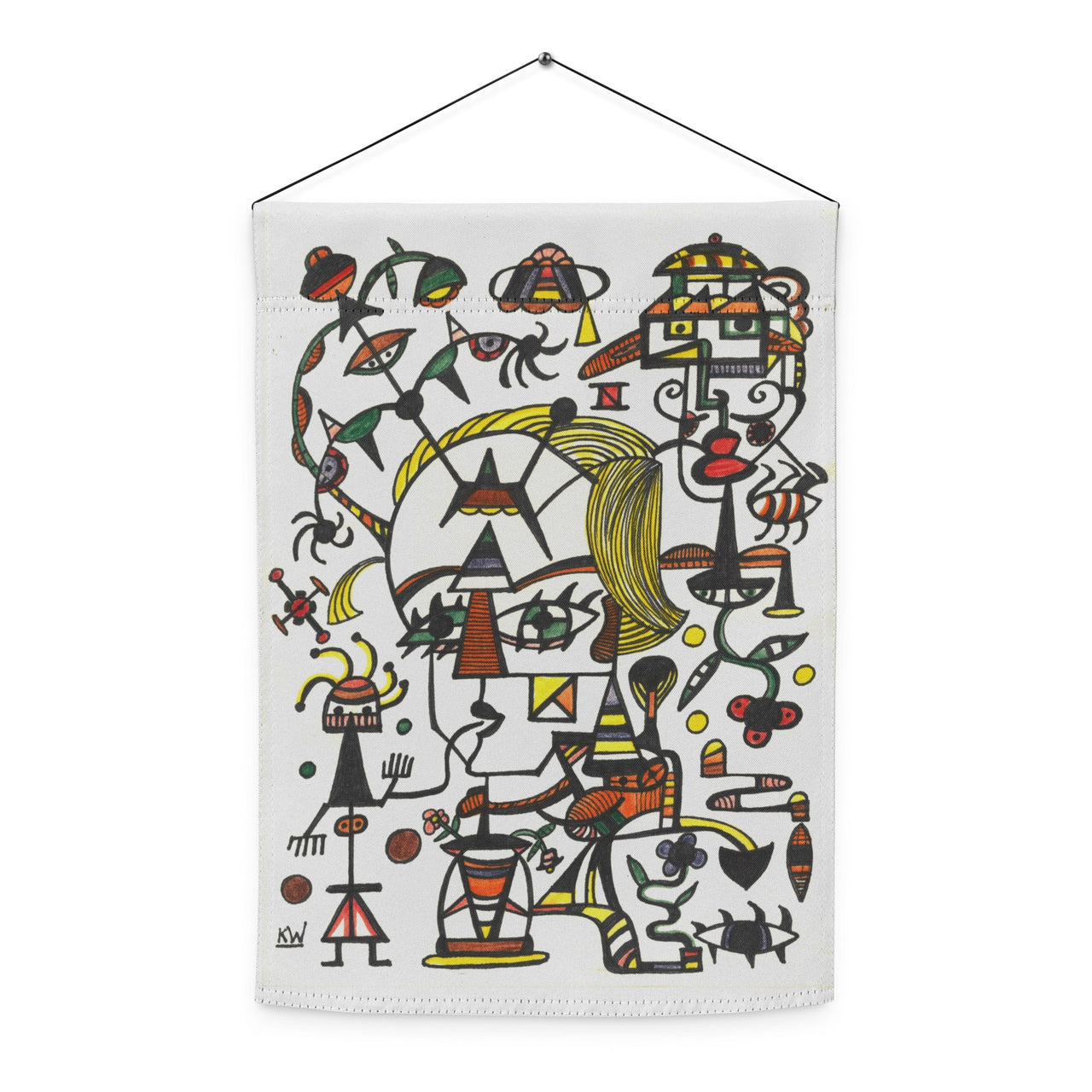 KW Gallery Heritage Bloom Garden Flag 4 🌼🎨 - Winter Sunshine Marketplace