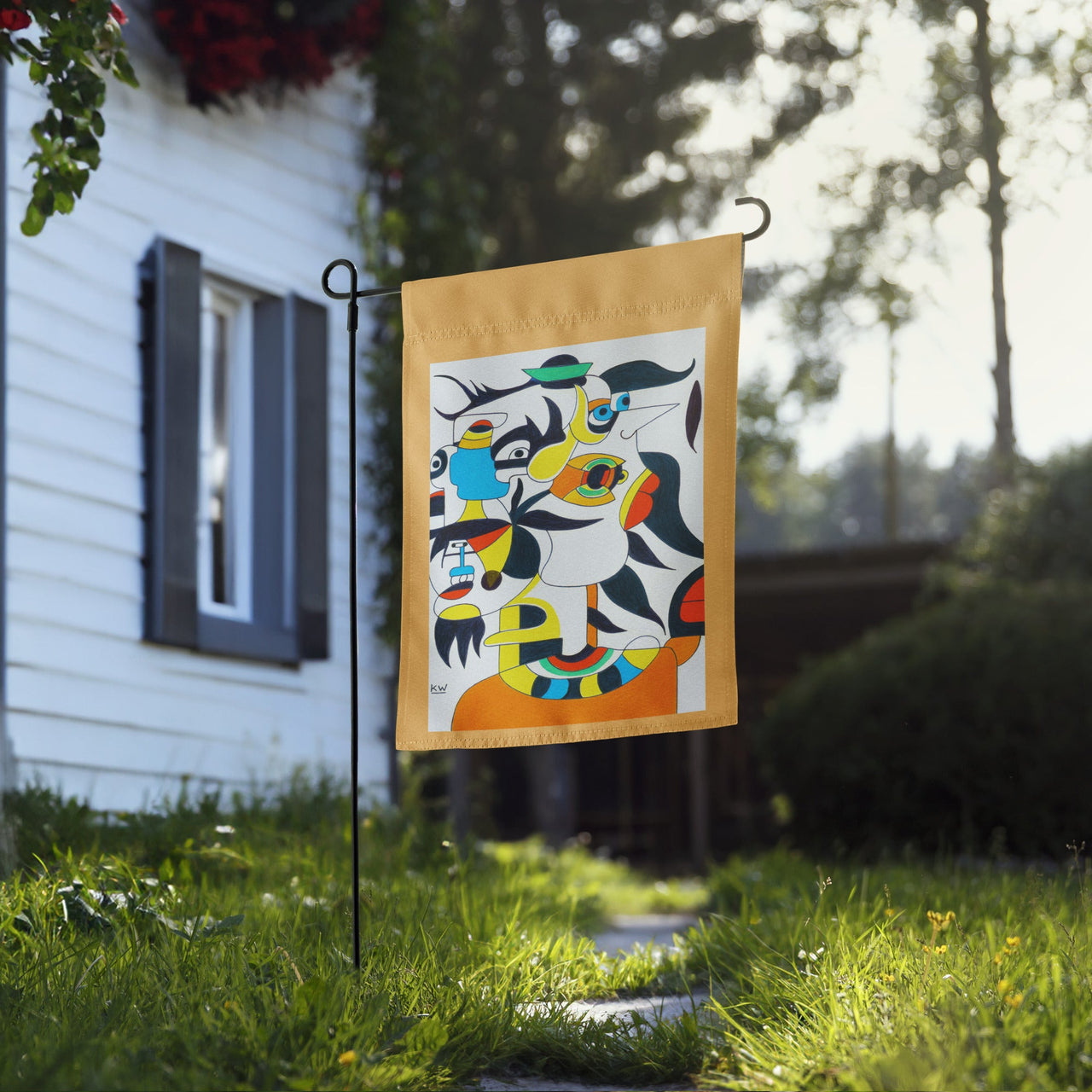 KW Gallery Heritage Bloom Garden Flag 43! 🌼🎨 - Winter Sunshine Marketplace