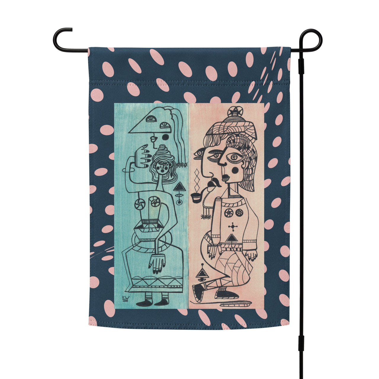 KW Gallery Heritage Bloom Garden Flag 6 🌼🎨 - Winter Sunshine Marketplace