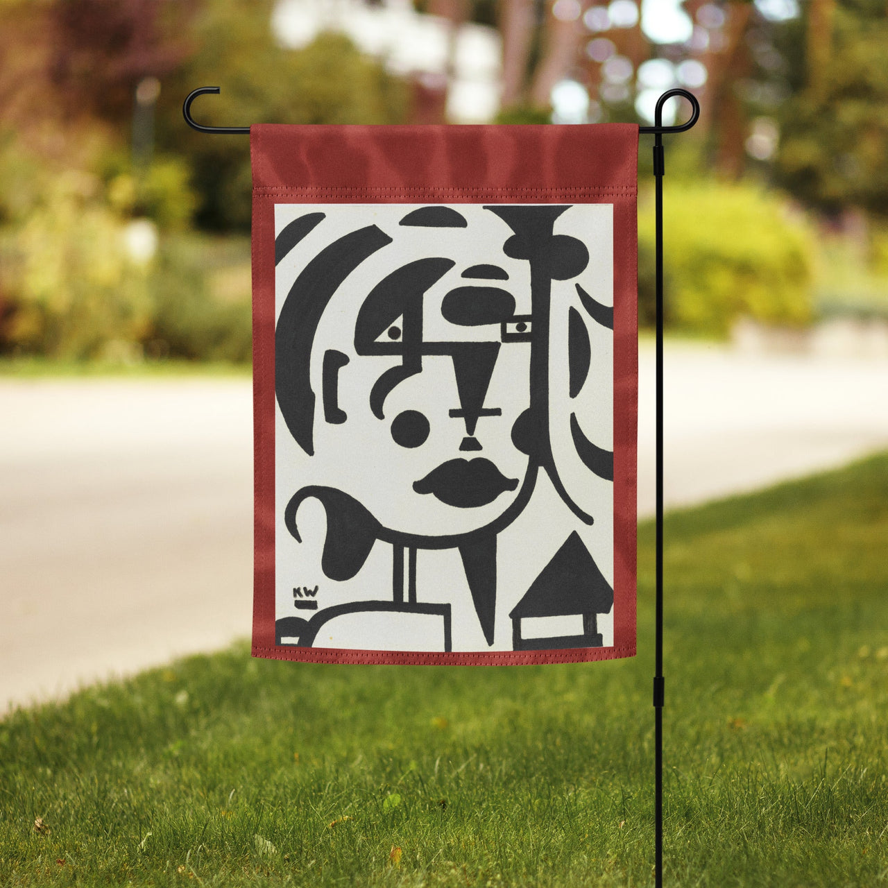 KW Gallery Heritage Bloom Garden Flag 9 🌼🎨 - Winter Sunshine Marketplace