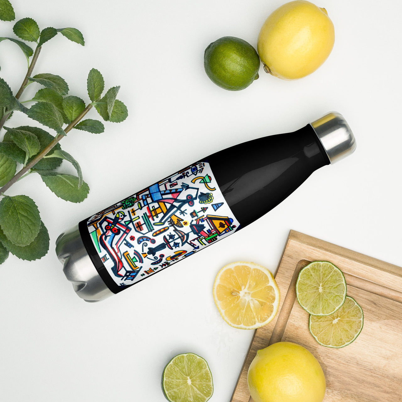 KW Gallery Liquid Symphony Water Bottle 26 - Winter Sunshine Marketplace