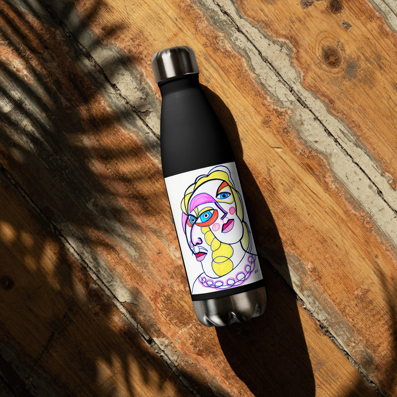 KW Gallery Liquid Symphony Water Bottle 33 - Winter Sunshine Marketplace