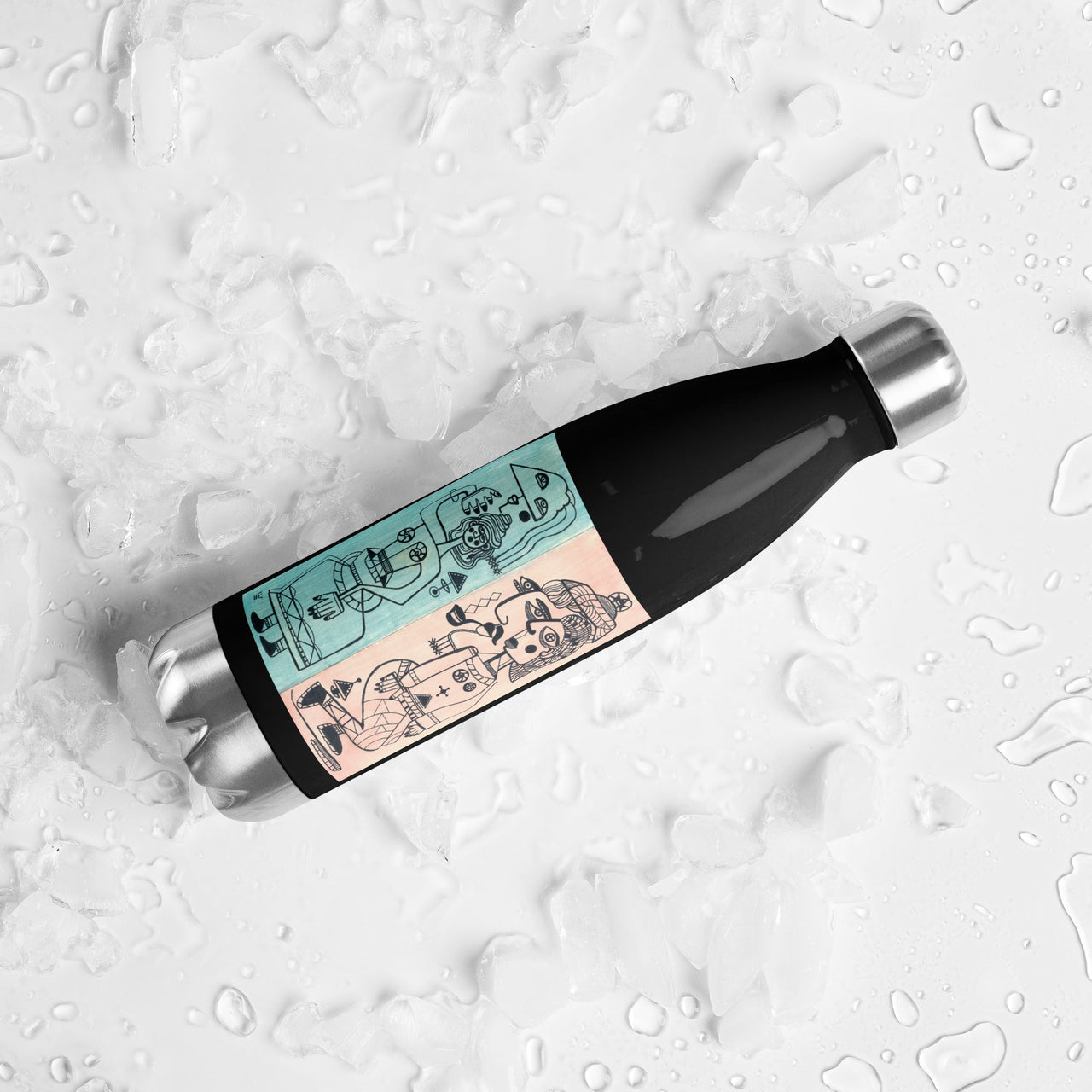 KW Gallery Liquid Symphony Water Bottle 6 - Winter Sunshine Marketplace