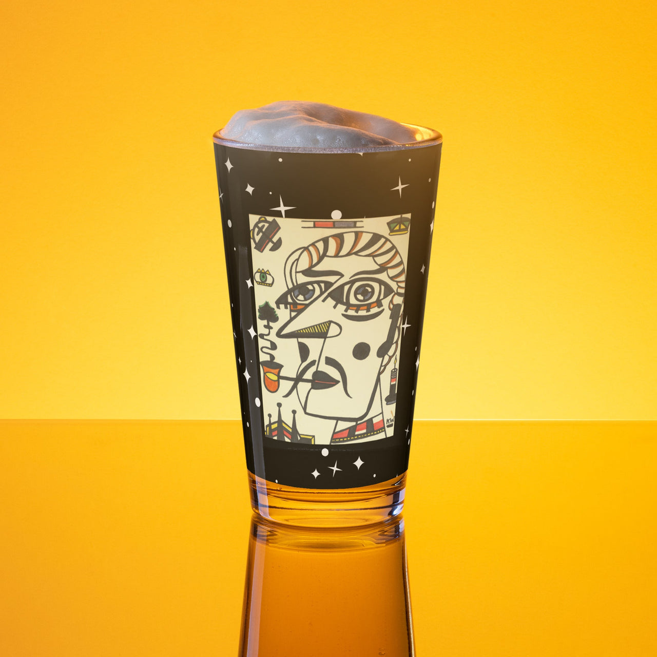 KW Gallery Palette Pour Glass 8A - Winter Sunshine Marketplace