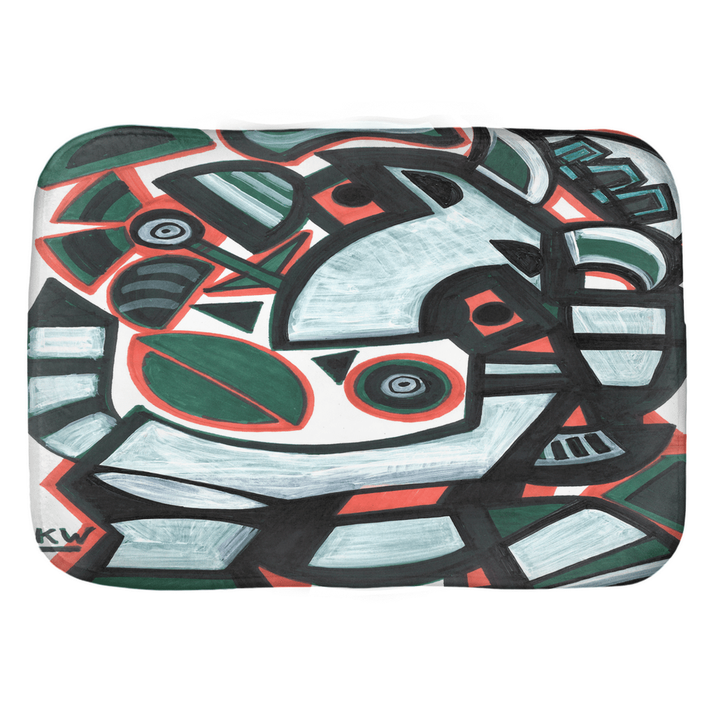 KW Gallery Serene Splashes Bath Mat 1 - Winter Sunshine Marketplace