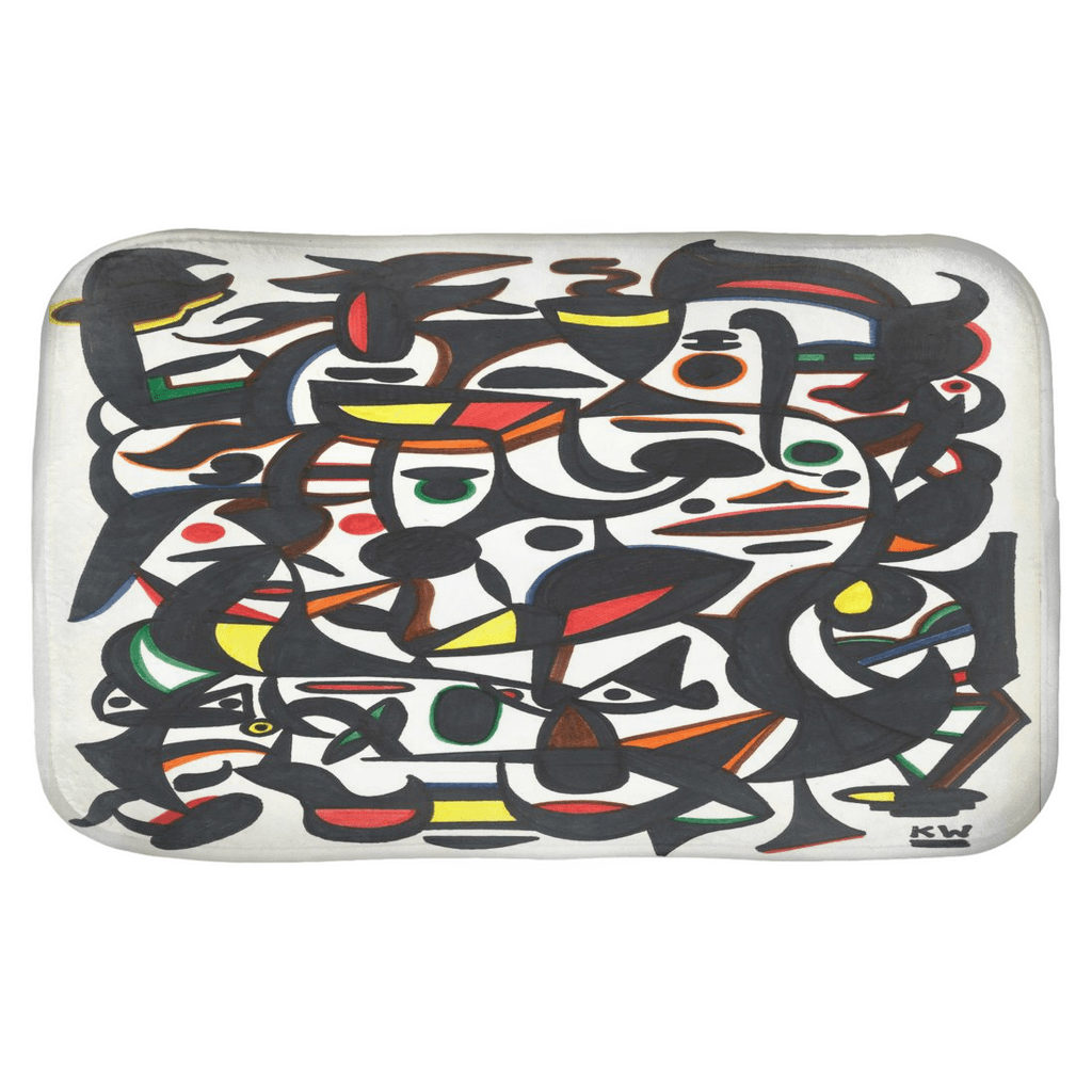 KW Gallery Serene Splashes Bath Mat 10 - Winter Sunshine Marketplace