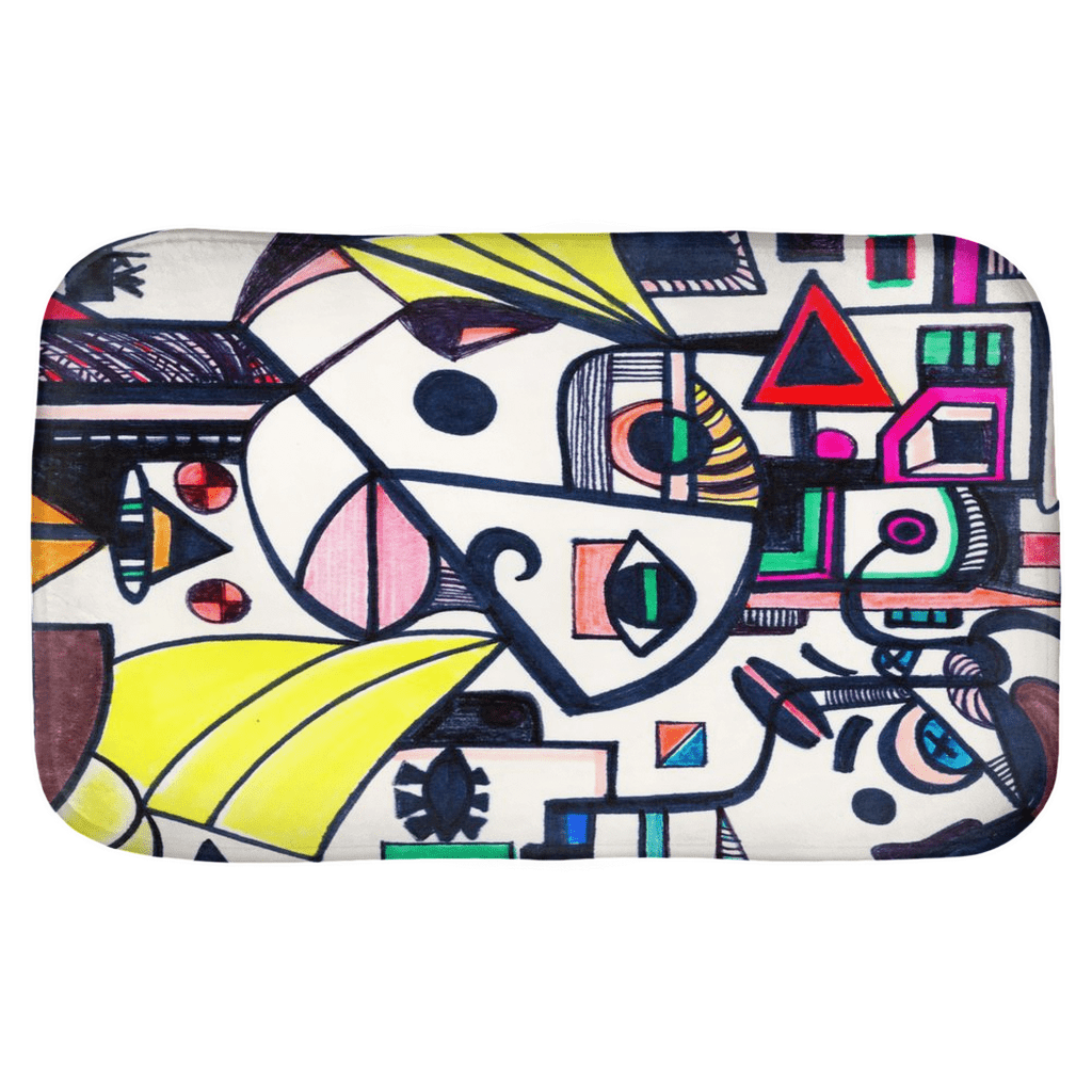 KW Gallery Serene Splashes Bath Mat 13 - Winter Sunshine Marketplace