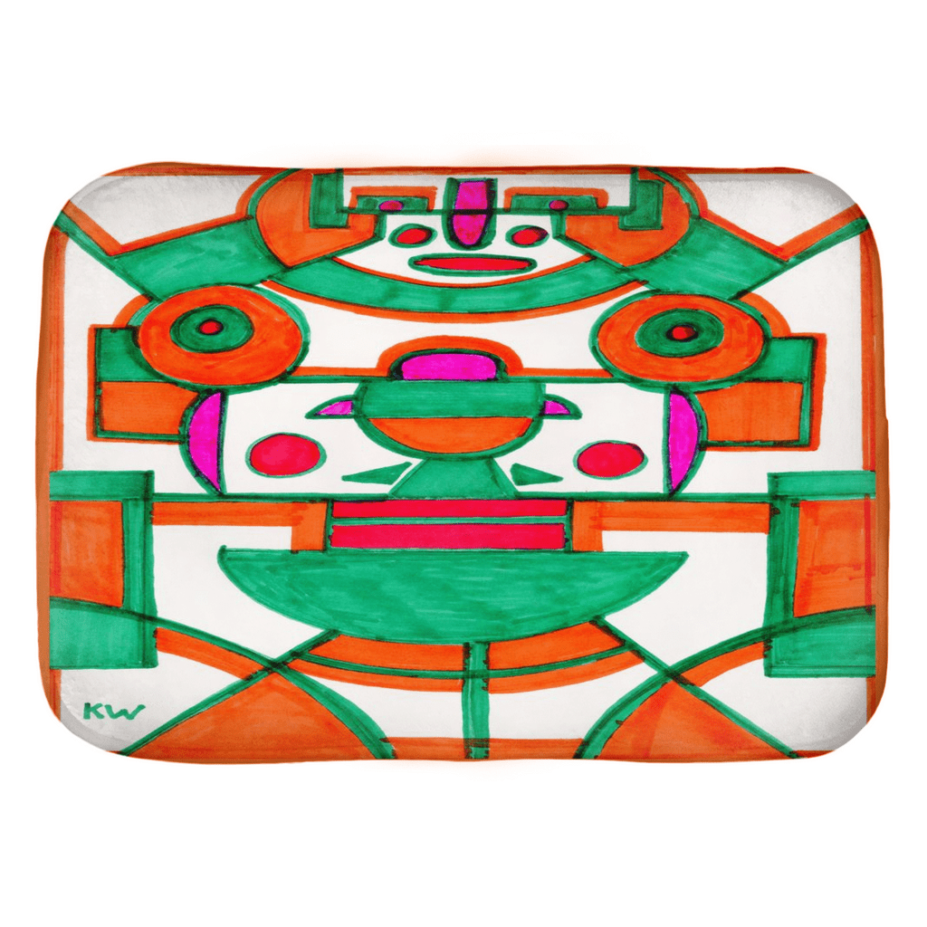 KW Gallery Serene Splashes Bath Mat 15 - Winter Sunshine Marketplace