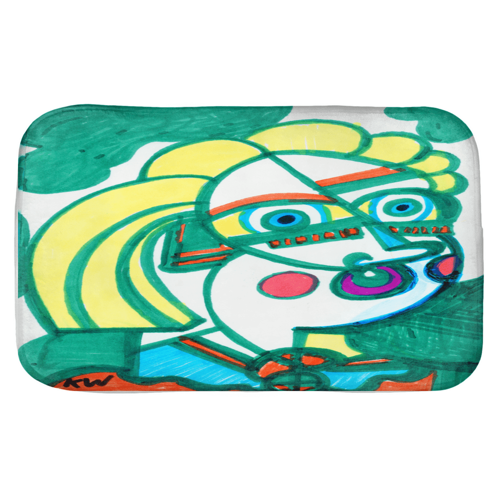 KW Gallery Serene Splashes Bath Mat 17 - Winter Sunshine Marketplace