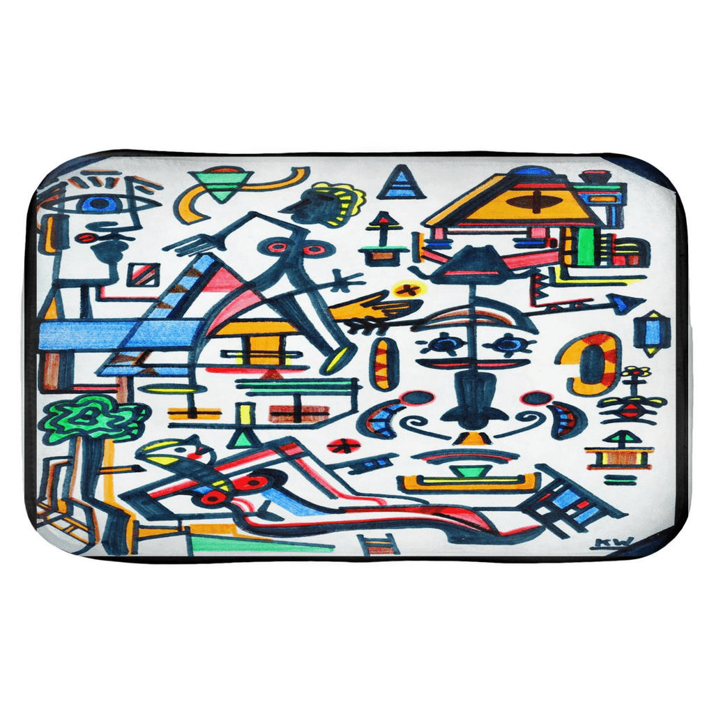 KW Gallery Serene Splashes Bath Mat 26 - Winter Sunshine Marketplace