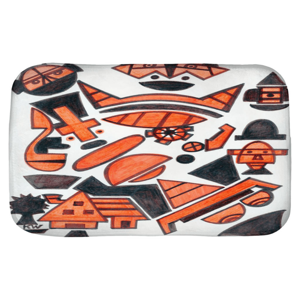 KW Gallery Serene Splashes Bath Mat 28 - Winter Sunshine Marketplace