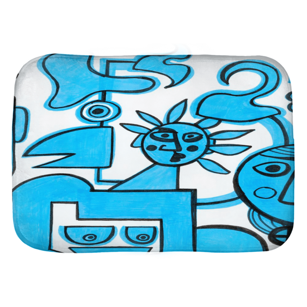 KW Gallery Serene Splashes Bath Mat 29 - Winter Sunshine Marketplace