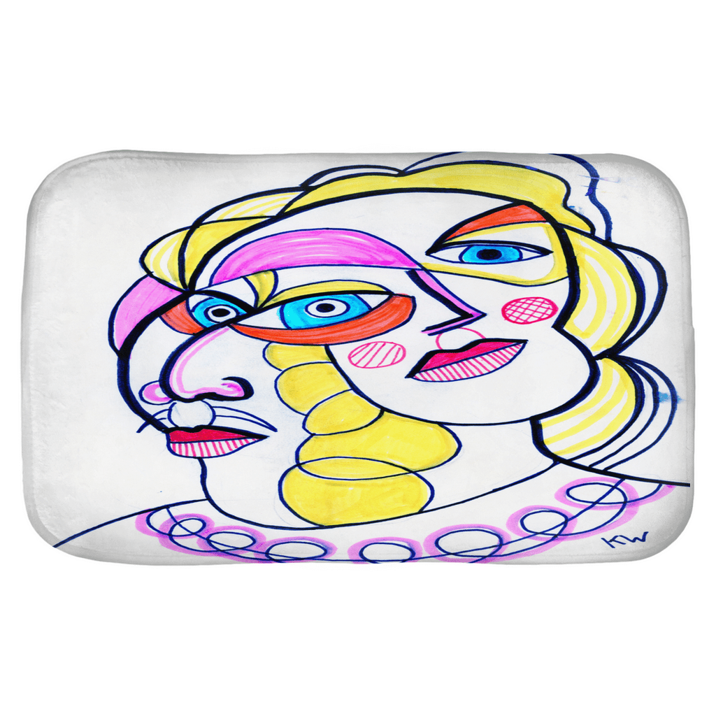 KW Gallery Serene Splashes Bath Mat 33 - Winter Sunshine Marketplace