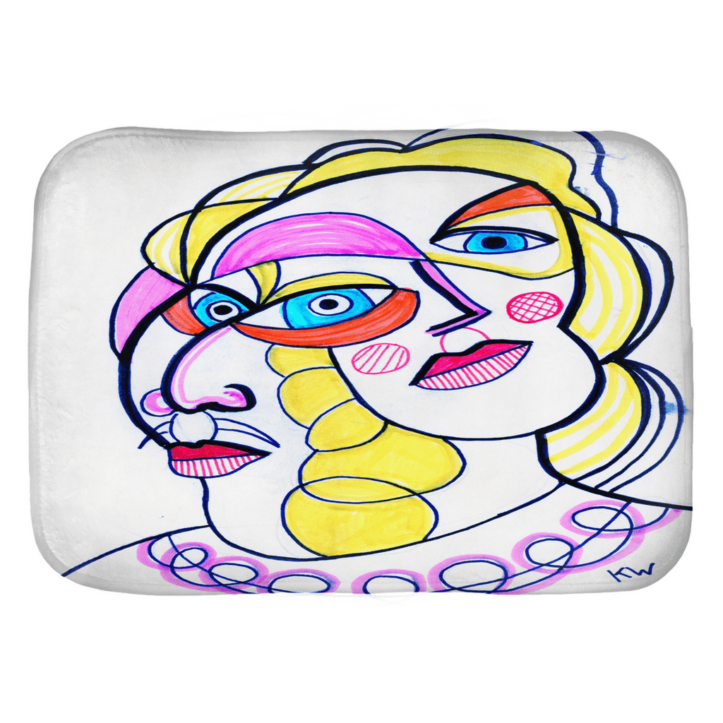 KW Gallery Serene Splashes Bath Mat 33 - Winter Sunshine Marketplace