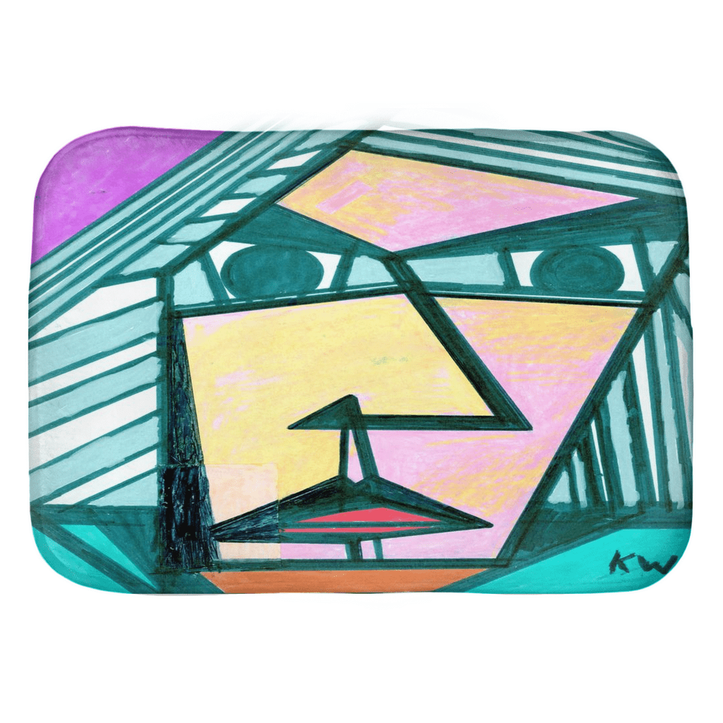 KW Gallery Serene Splashes Bath Mat 34 - Winter Sunshine Marketplace