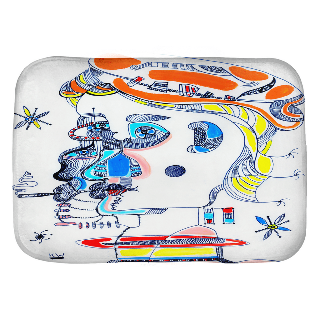 KW Gallery Serene Splashes Bath Mat 36 - Winter Sunshine Marketplace