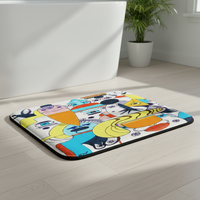 KW Gallery Serene Splashes Bath Mat 37 - Winter Sunshine Marketplace