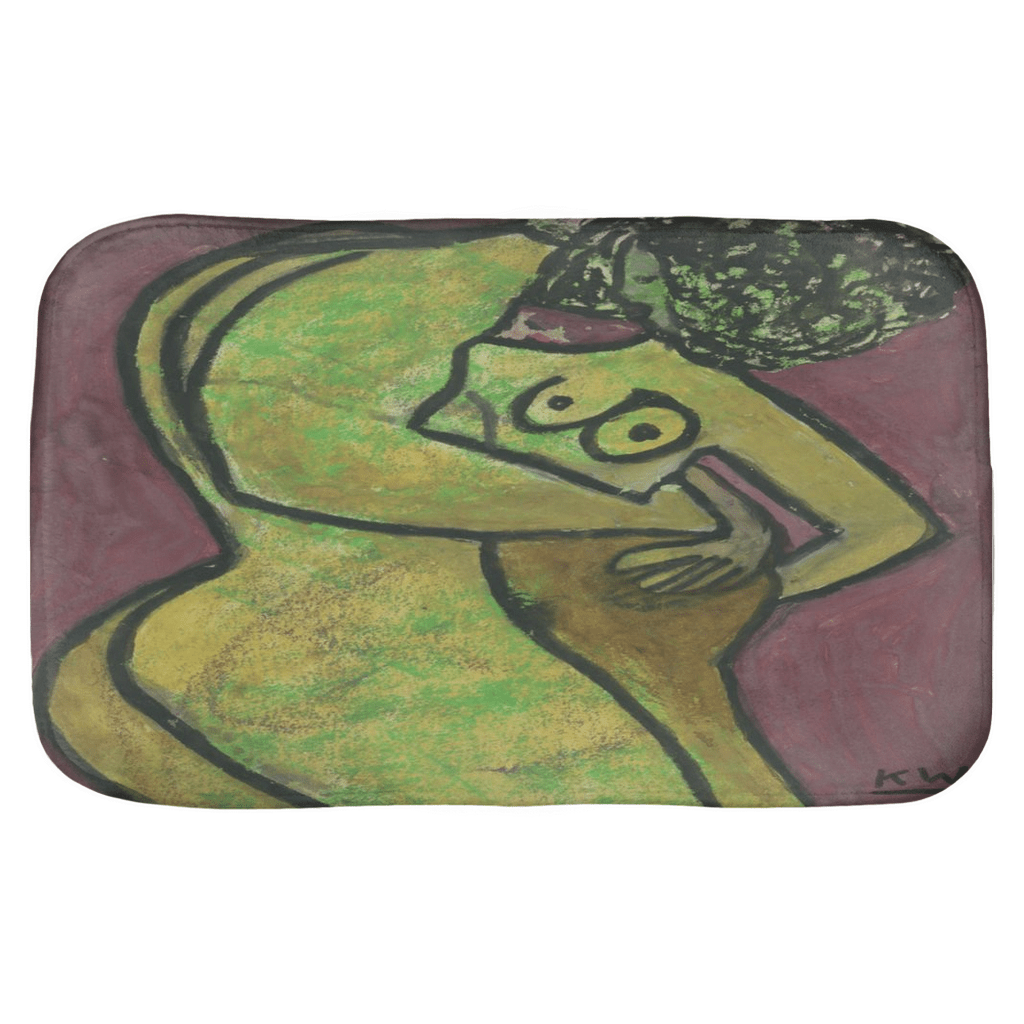 KW Gallery Serene Splashes Bath Mat 38 - Winter Sunshine Marketplace