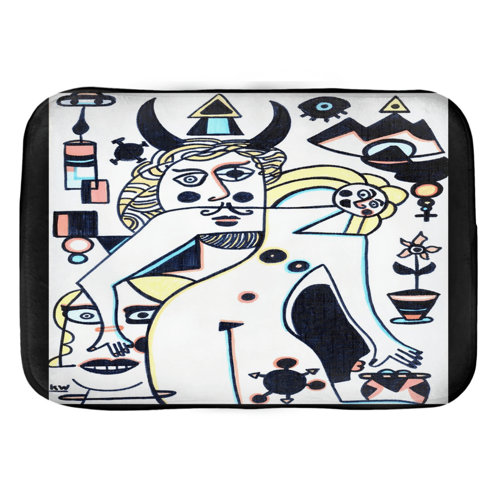 KW Gallery Serene Splashes Bath Mat 41 - Winter Sunshine Marketplace