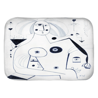 KW Gallery Serene Splashes Bath Mat 42 - Winter Sunshine Marketplace