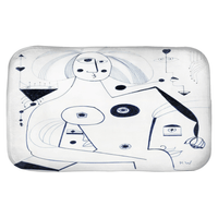 KW Gallery Serene Splashes Bath Mat 42 - Winter Sunshine Marketplace