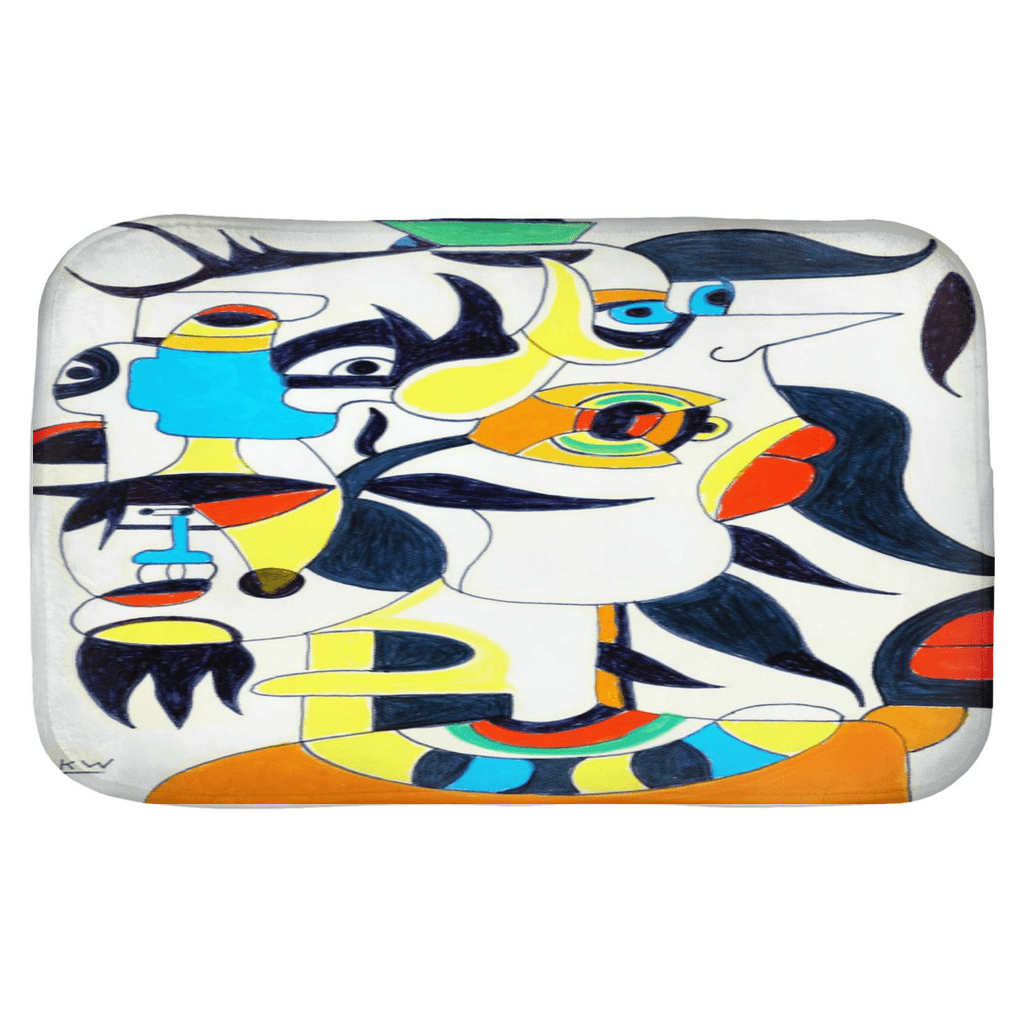 KW Gallery Serene Splashes Bath Mat 43 - Winter Sunshine Marketplace