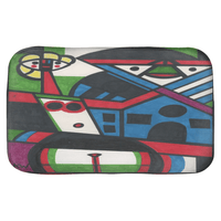 KW Gallery Serene Splashes Bath Mat 44 - Winter Sunshine Marketplace