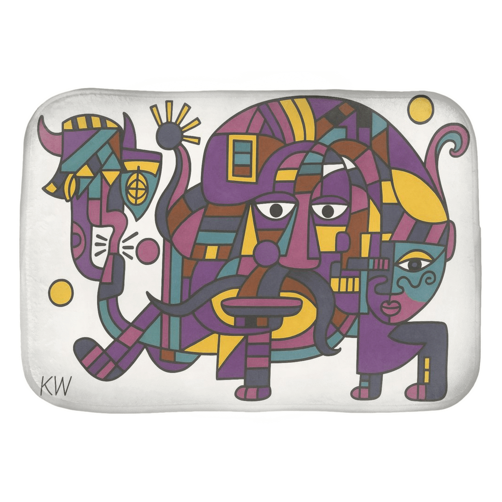 KW Gallery Serene Splashes Bath Mat 45 - Winter Sunshine Marketplace