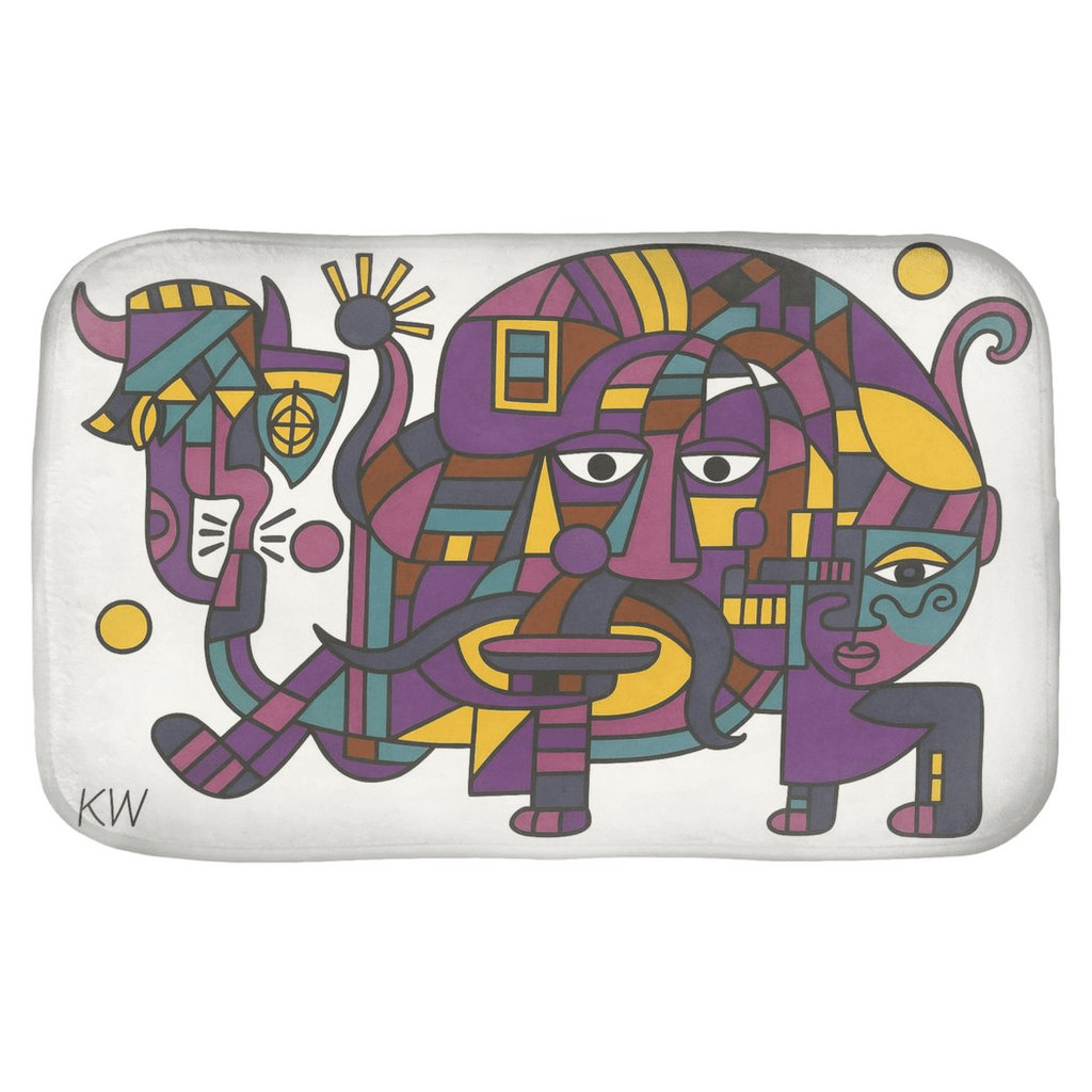 KW Gallery Serene Splashes Bath Mat 45 - Winter Sunshine Marketplace