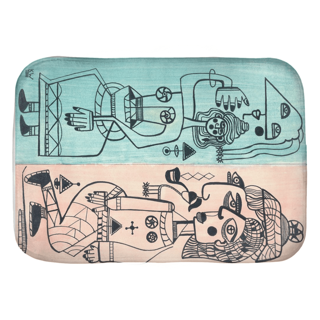 KW Gallery Serene Splashes Bath Mat 6 - Winter Sunshine Marketplace