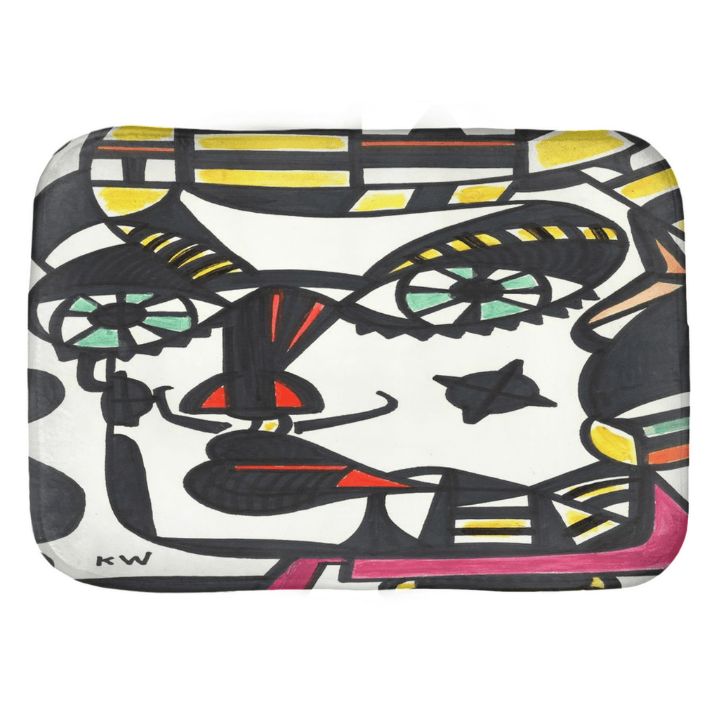 KW Gallery Serene Splashes Bath Mat 7 - Winter Sunshine Marketplace