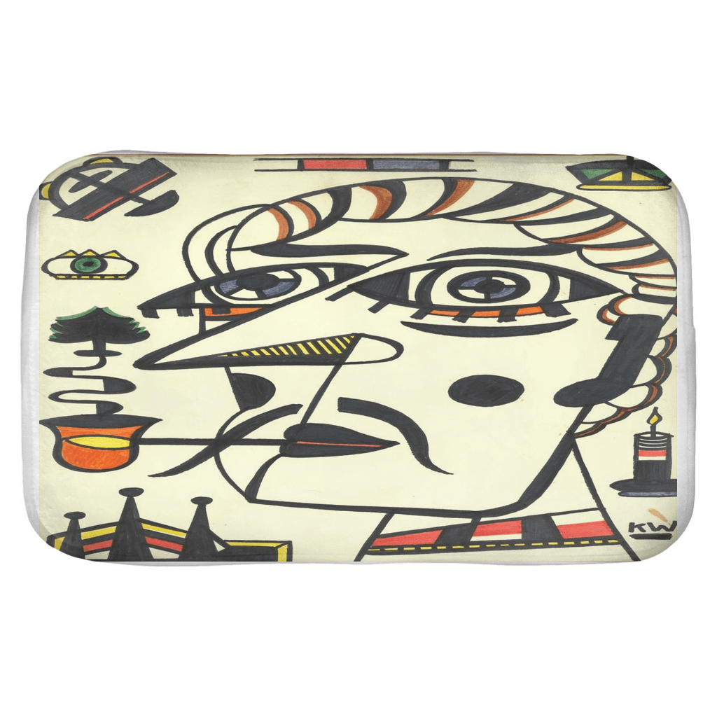 KW Gallery Serene Splashes Bath Mat 8 - Winter Sunshine Marketplace