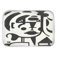 KW Gallery Serene Splashes Bath Mat 9 - Winter Sunshine Marketplace