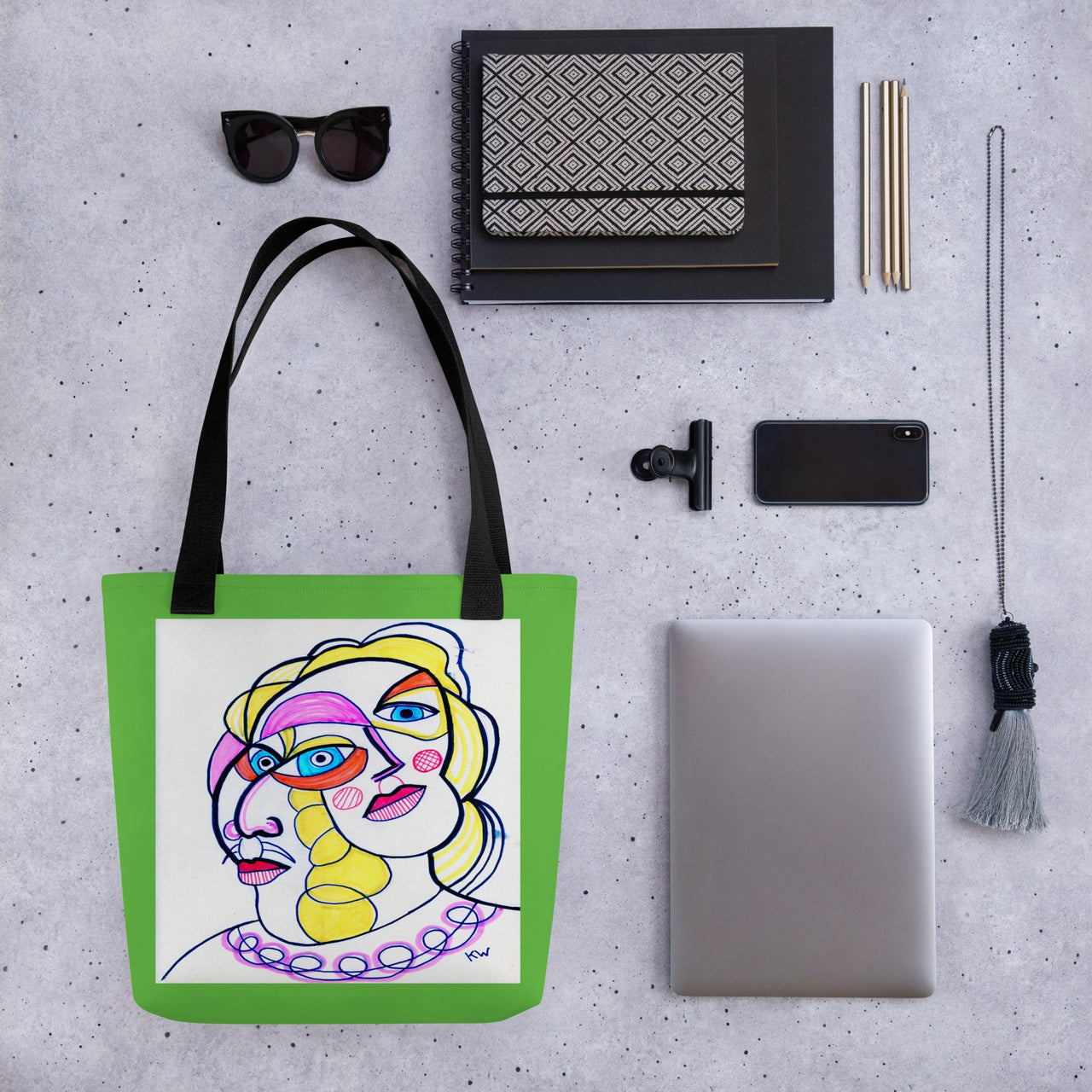 KW Gallery Signature Tote Bag 33 – Elevate Your Style! 👜 - Winter Sunshine Marketplace