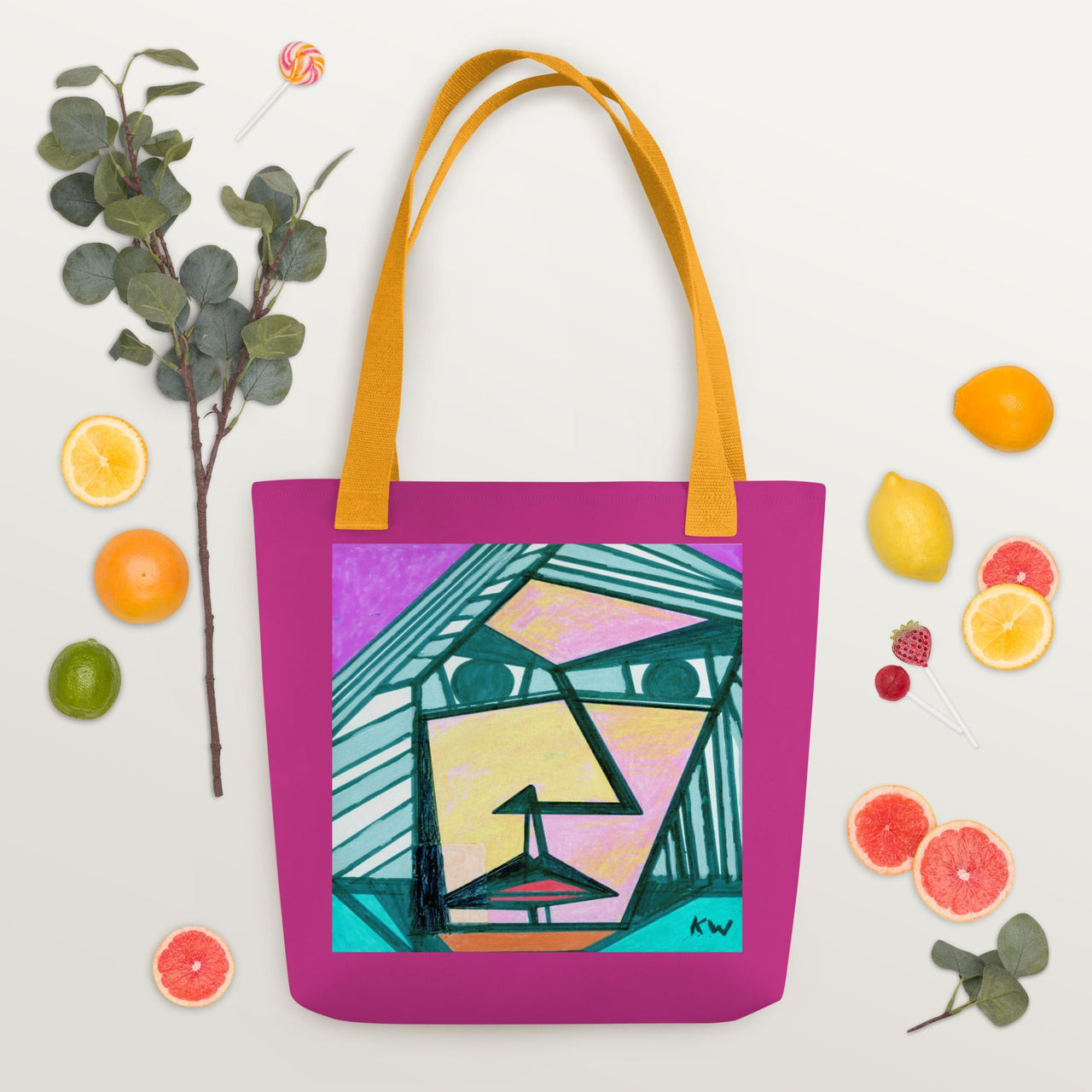 KW Gallery Signature Tote Bag 34 – Elevate Your Style! 👜 - Winter Sunshine Marketplace