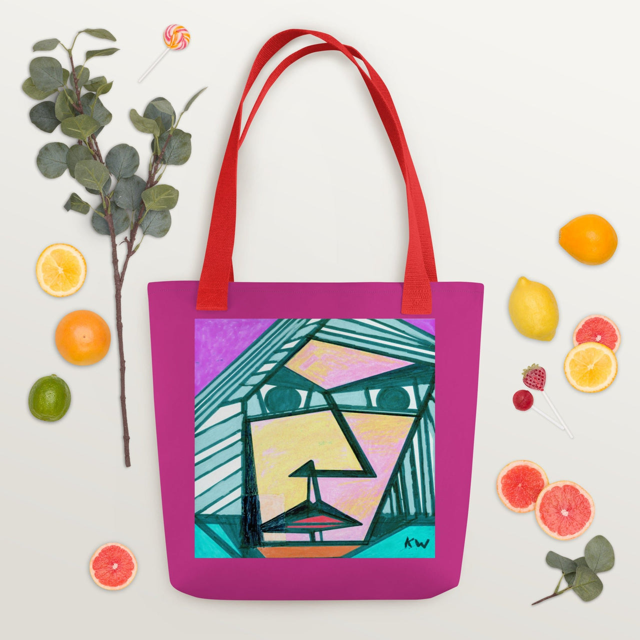 KW Gallery Signature Tote Bag 34 – Elevate Your Style! 👜 - Winter Sunshine Marketplace