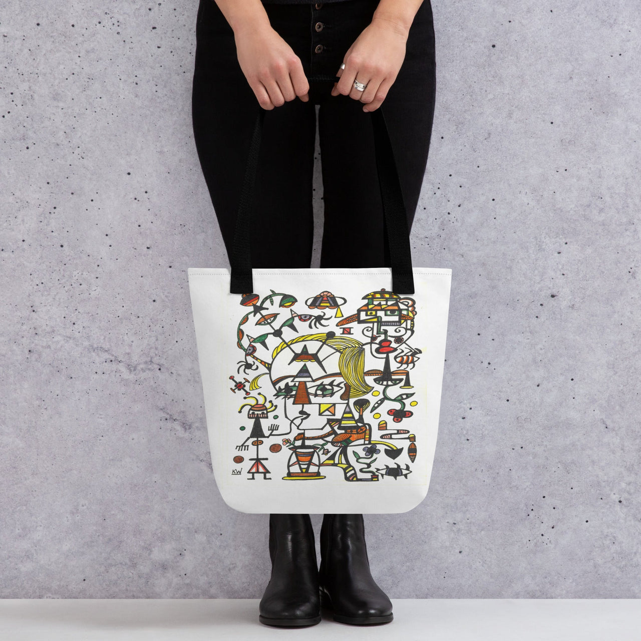 KW Gallery Signature Tote Bag 4 - Elevate Your Style! 👜 - Winter Sunshine Marketplace