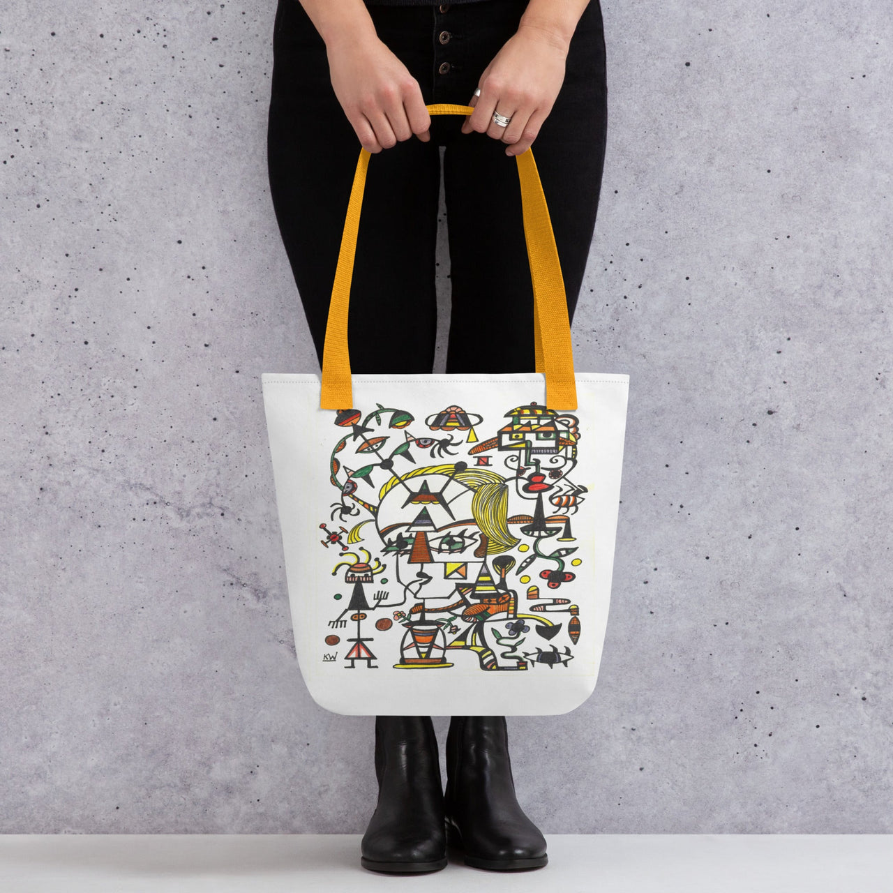 KW Gallery Signature Tote Bag 4 - Elevate Your Style! 👜 - Winter Sunshine Marketplace