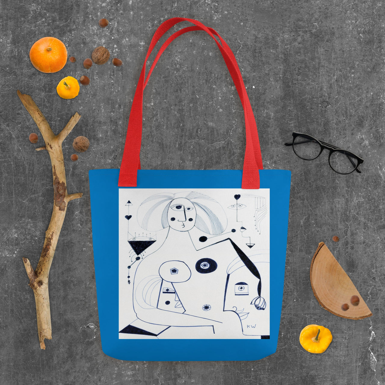 KW Gallery Signature Tote Bag 42 – Elevate Your Style! 👜 - Winter Sunshine Marketplace