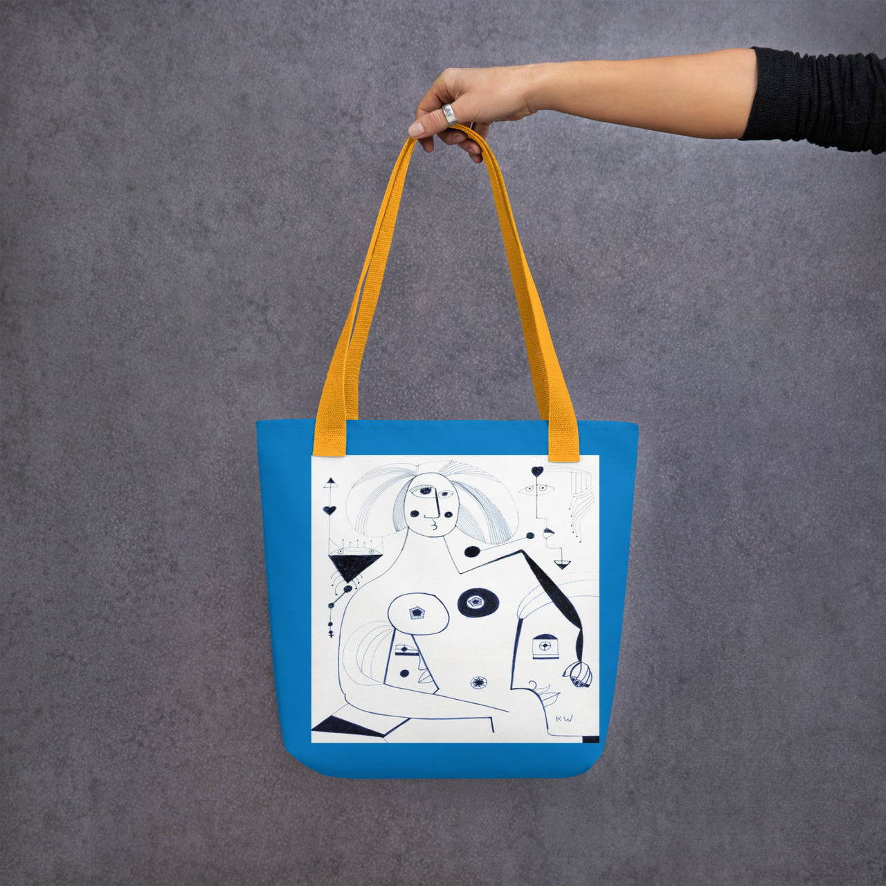 KW Gallery Signature Tote Bag 42 – Elevate Your Style! 👜 - Winter Sunshine Marketplace
