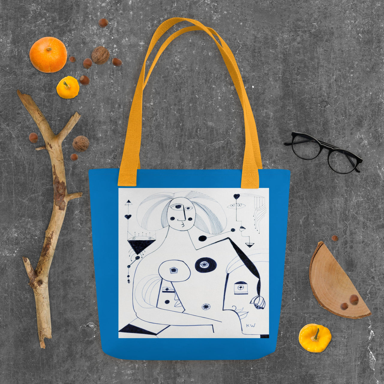 KW Gallery Signature Tote Bag 42 – Elevate Your Style! 👜 - Winter Sunshine Marketplace