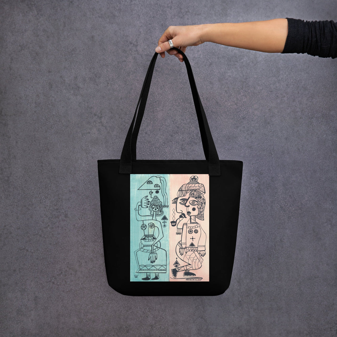 KW Gallery Signature Tote Bag 6 Black – Elevate Your Style! 👜 - Winter Sunshine Marketplace