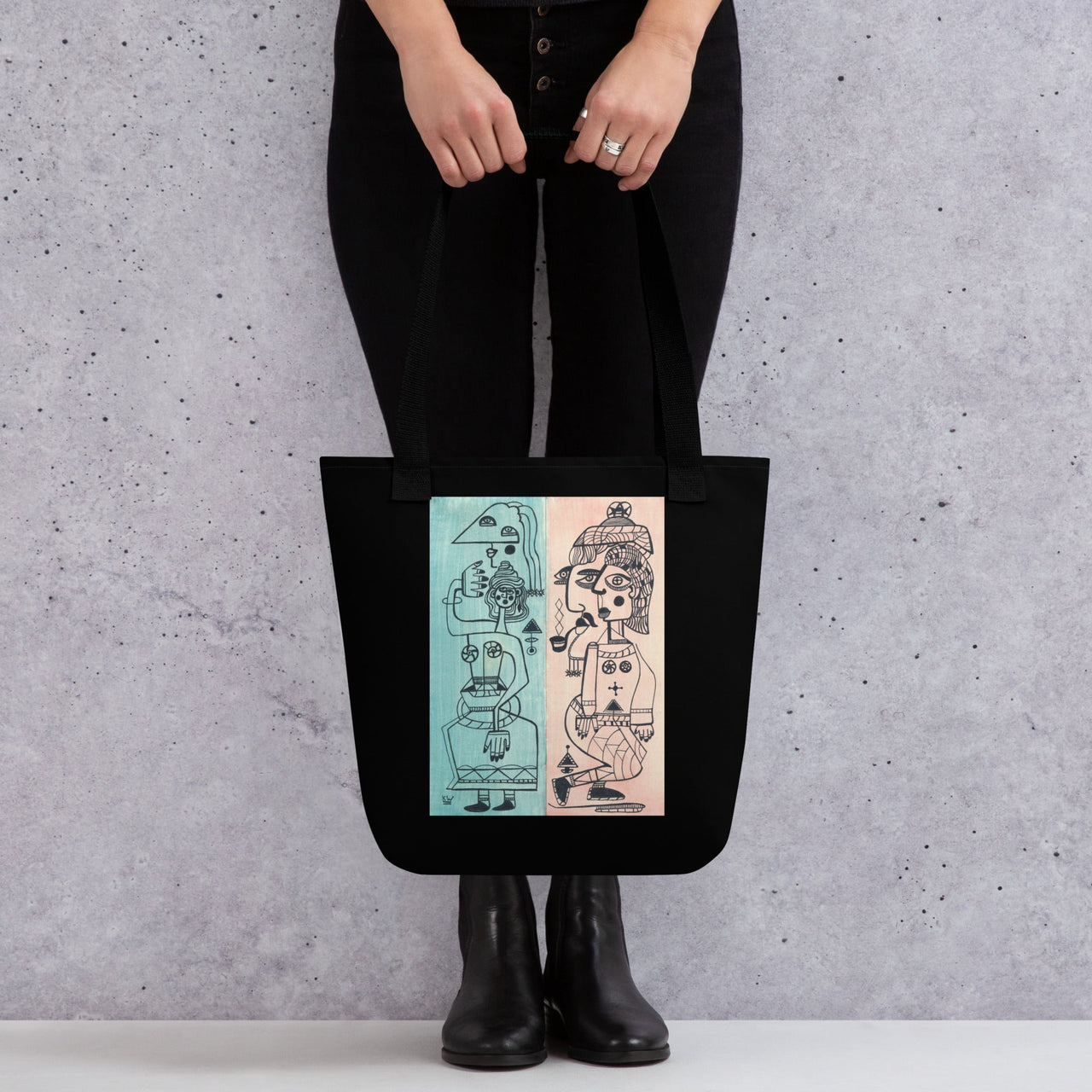 KW Gallery Signature Tote Bag 6 Black – Elevate Your Style! 👜 - Winter Sunshine Marketplace