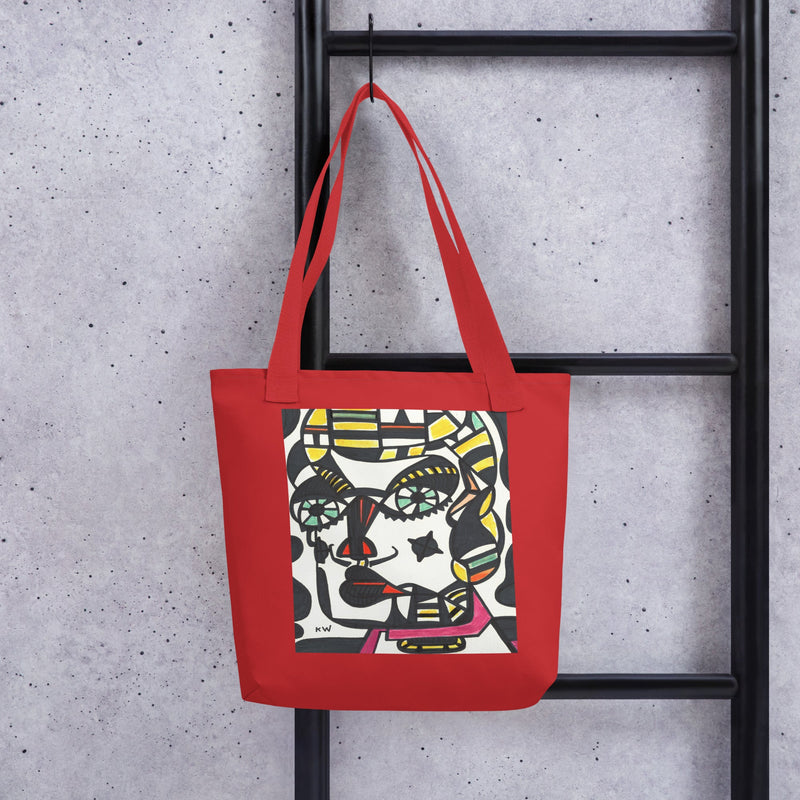 KW Gallery Signature Tote Bag 7 Red – Elevate Your Style! 👜 - Winter Sunshine Marketplace