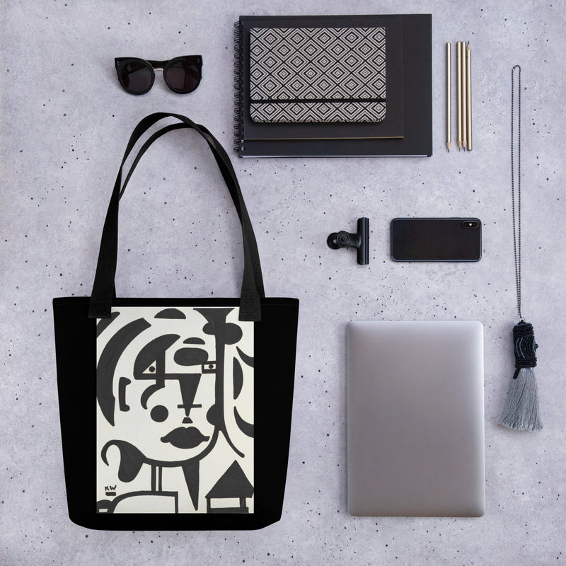 KW Gallery Signature Tote Bag 9 Black – Elevate Your Style! 👜 - Winter Sunshine Marketplace