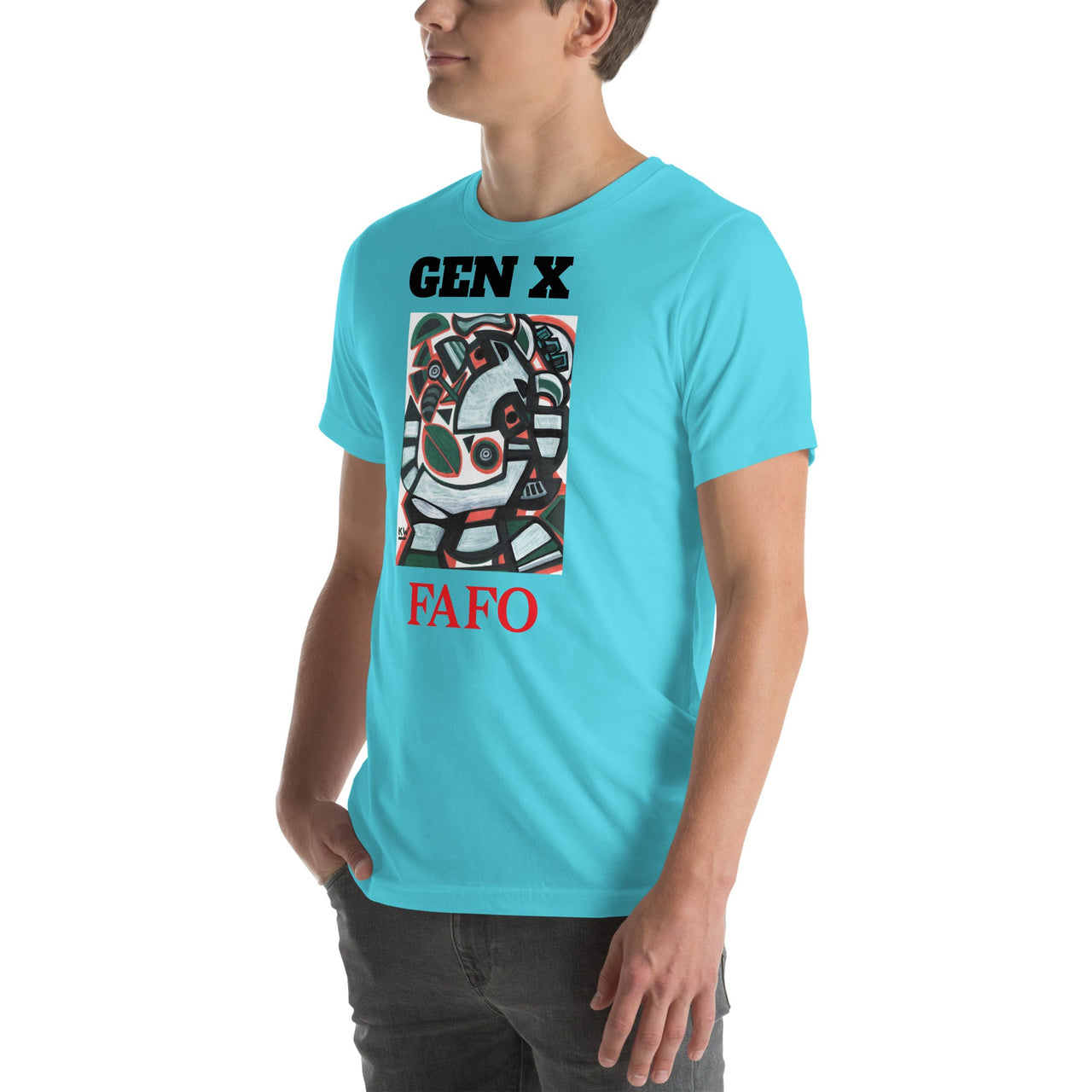 KW Gallery Wearable Art Tee 1 FAFO - Winter Sunshine Marketplace