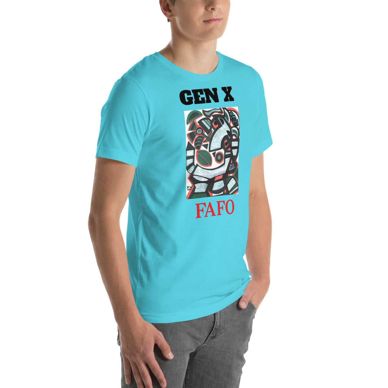 KW Gallery Wearable Art Tee 1 FAFO - Winter Sunshine Marketplace